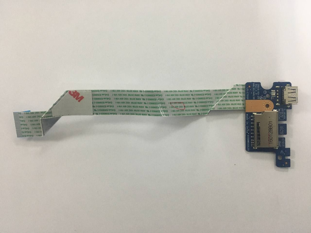 Плата USB с кардридером LS-C705P для ноутбука HP 15-af / 15-ac 813953-001  #1