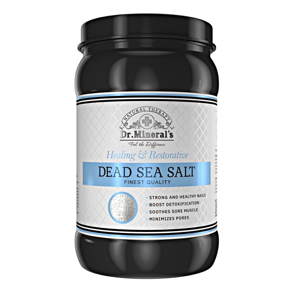 Dr.Minerals Dead Sea Salt -Соль мертвого моря, банка 2,7 кг #1