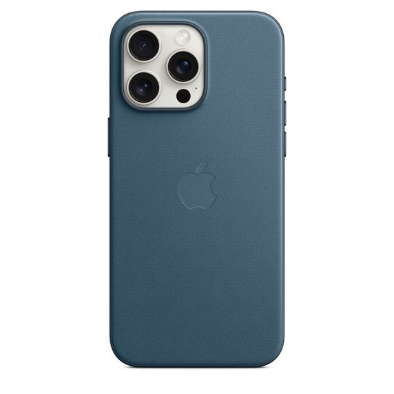 Тканевый чехол MagSafe для iPhone 15 Pro, FineWoven Case with MagSafe / синий (Pacific Blue)  #1