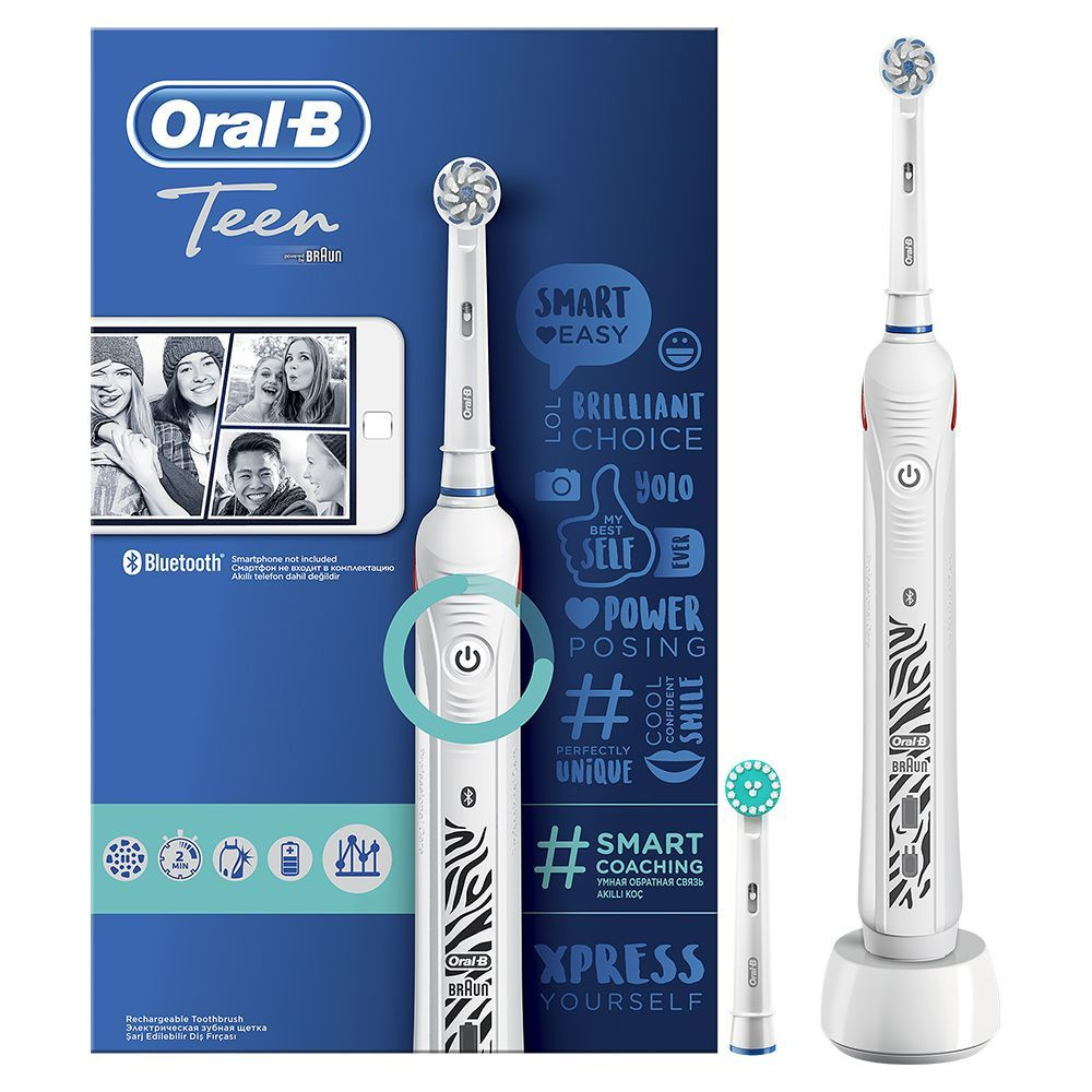 Электрическая зубная щетка Braun Toothbrush Smart 4 Teen Sensetive #1