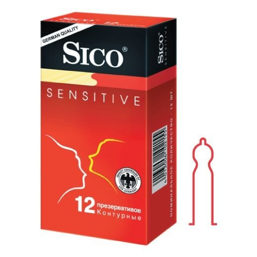 Презервативы Sico Sensitive контурные 12 шт #1