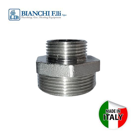 Ниппель переходной 11/2"х11/4" хром Bianchi #1