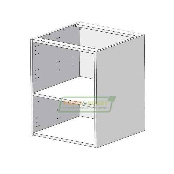Корпус кухонный напольный 60х53х72 см / тумба с полкой #1