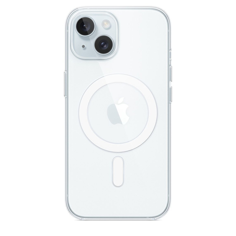 Чехол Apple MagSafe с анимацией для iPhone 15 Plus ,поликарбонат, прозрачный  #1