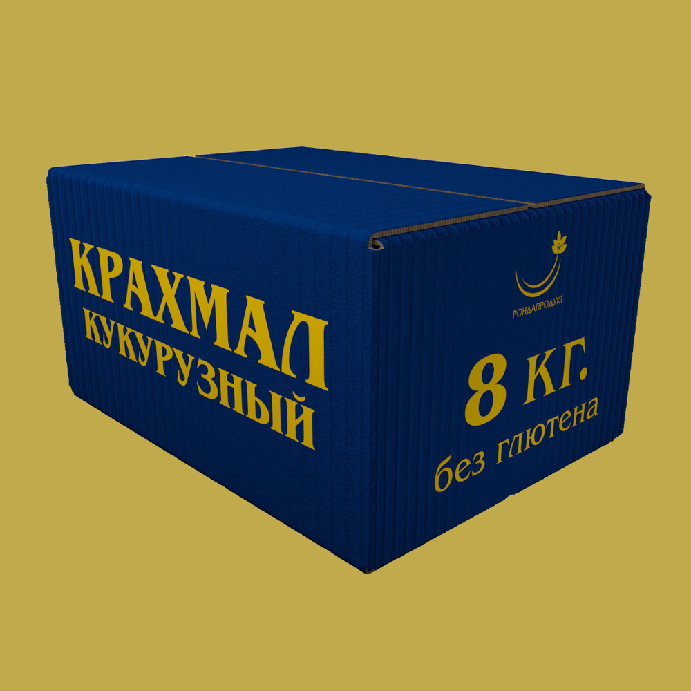 Кукурузный крахмал ГОСТ, крахмал кукурузный 8 000 г, высший сорт, натуральный загуститель, для выпечки, #1