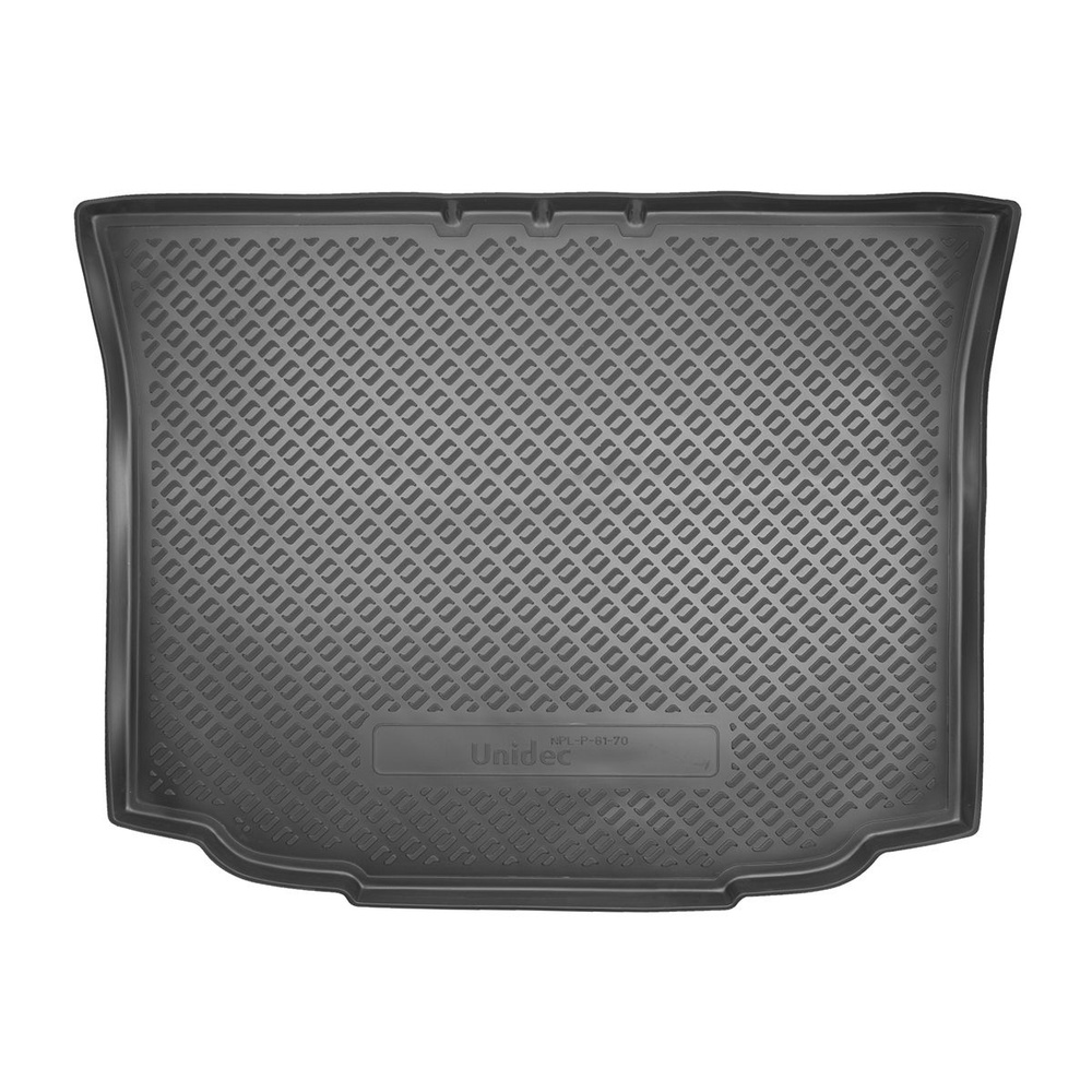 Коврик в багажник Norplast/Unidec для Skoda Roomster в кузове 5J (2006-) Черный, полиуретан, арт.NPL-P-81-70 #1
