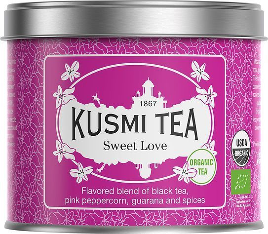 Французский черный чай Kusmi Tea Sweet Love / Черный чай со специями, банка (100 гр)  #1