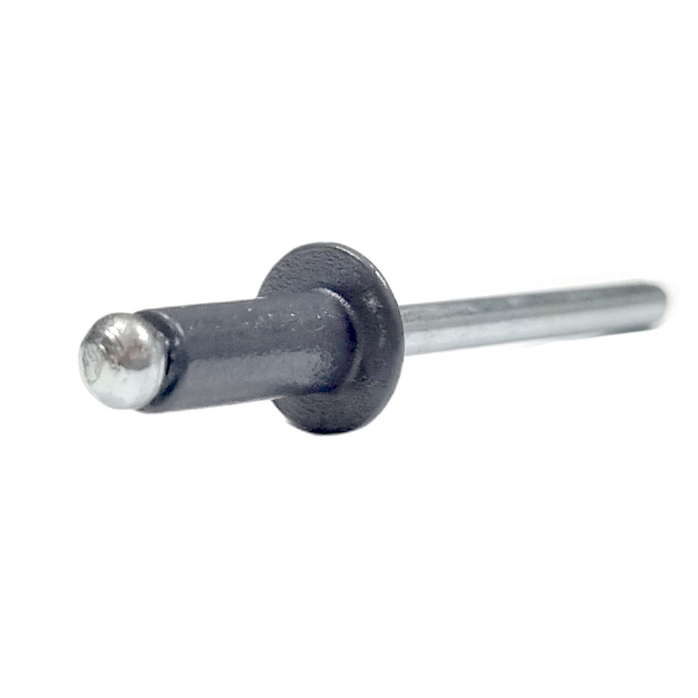 Заклёпка алюминий/сталь 4,8х 12 RAL 7024 (графитово - серый) (80 шт)  #1