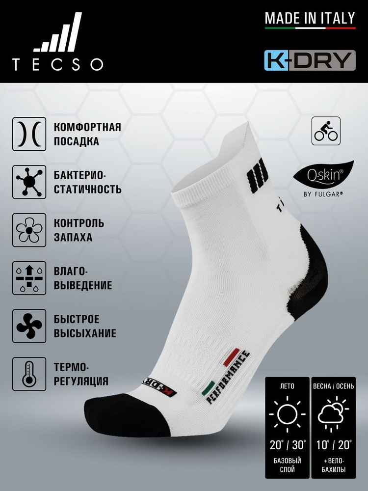 Носки спортивные TECSO, 1 пара #1