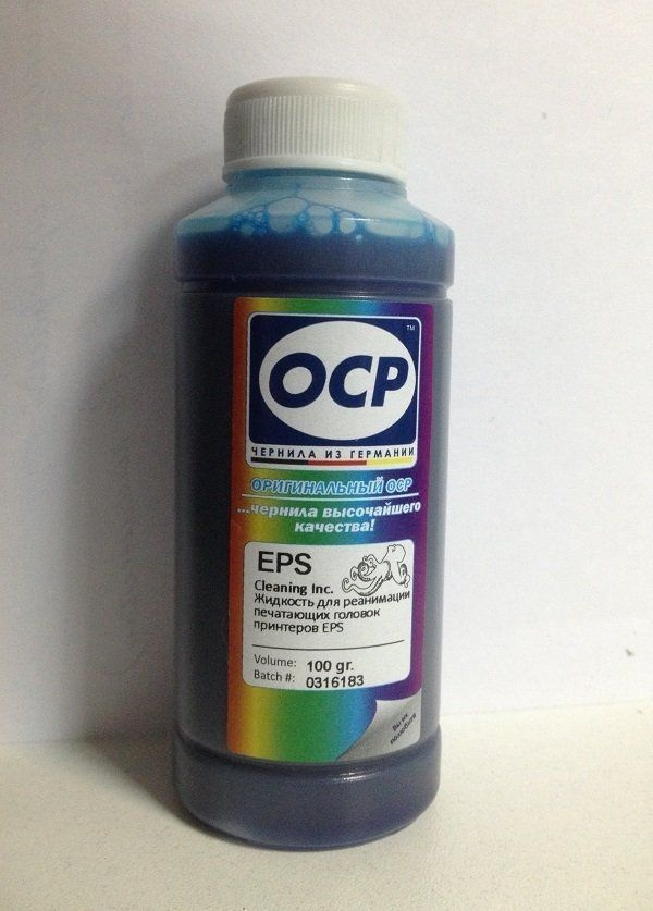 Промывочная жидкость OCP ECI (Epson Cleaning Ink) для реанимации печатающих головок принтеров EPSON, #1