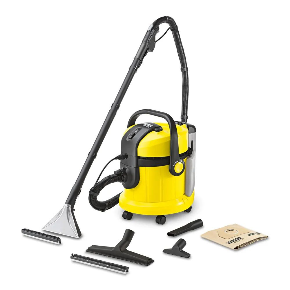 Моющий пылесос Karcher SE 4001 1.081-130.0 для сухой и влажной уборки пола и мебели, 1400вт мощность #1