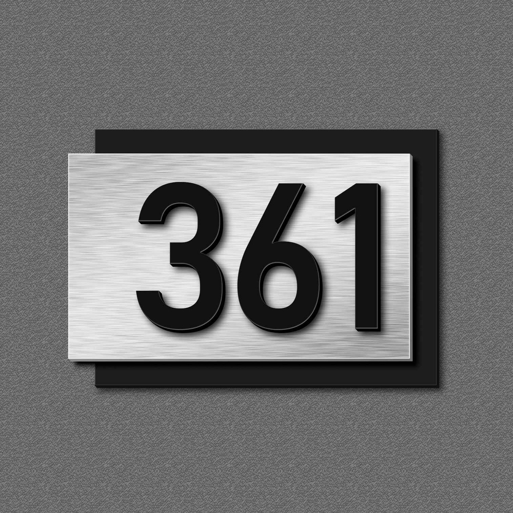 Цифры на дверь, табличка с номером 361 #1