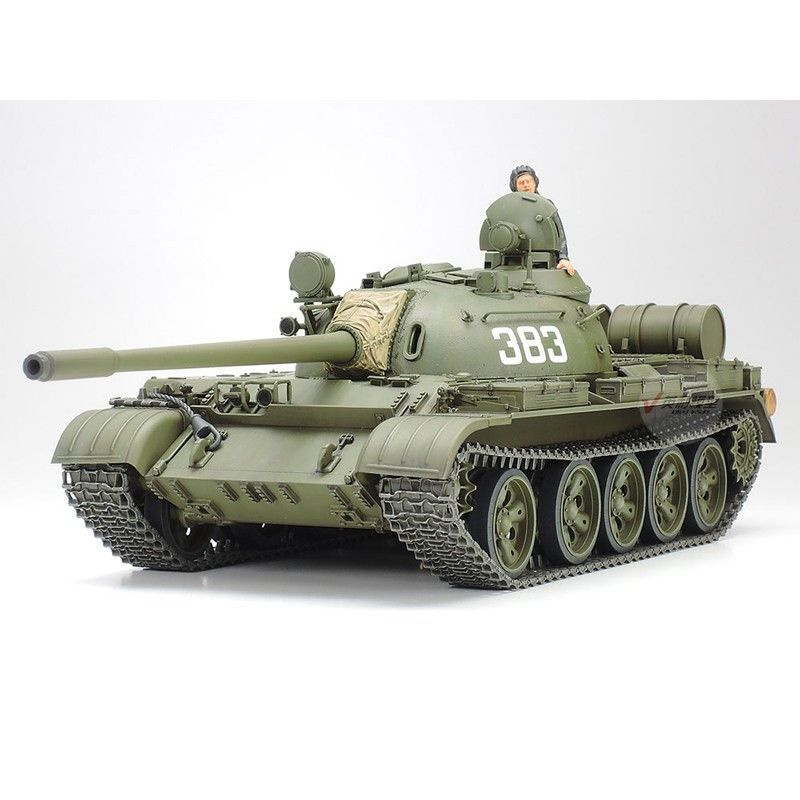 Сборная модель Военная модель Tamiya-35257 1/35 Soviet T-55A Medium Tank model kit  #1