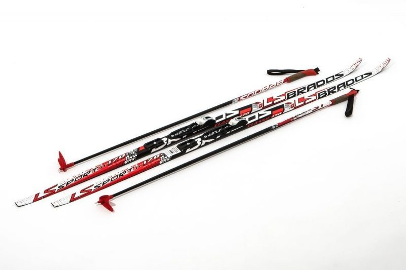 Лыжи Комплект NNN (крепление STC) - 175 WAX Brados LS Red #1