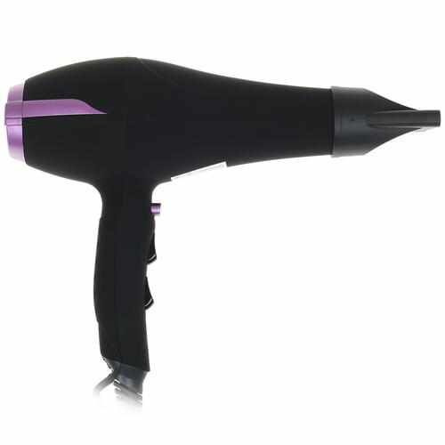 DEXP Фен для волос BA-1800, черный, фиолетовый #1