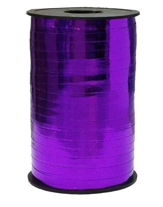 Лента полипропиленовая (0,5 см*250 м) Фиолетовый, Металлик, 1 шт.  #1