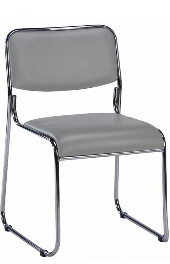 Кресло компьютерное Everprof Fix Chrome Серый / стул для кухни / со спинкой / до 120 кг  #1