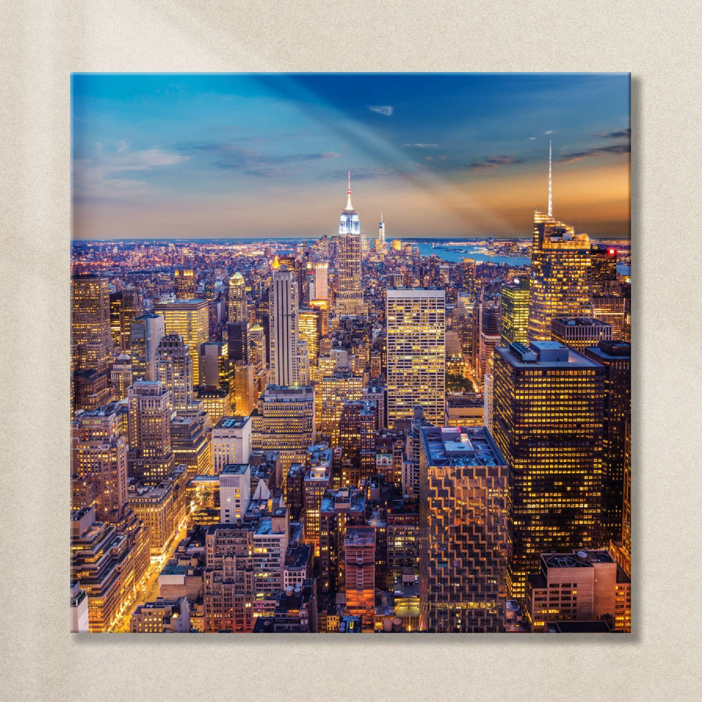 Картина на стекле Postermarket "Нью-Йорк" 30х30 см. #1