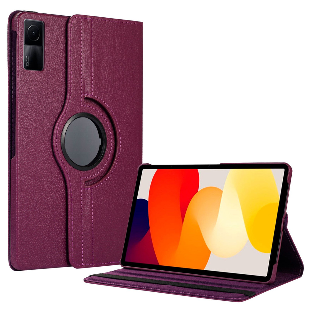 Чехол для планшета Redmi Pad SE (11 дюймов), с подставкой / поворотный 360 градусов (фиолетовый)  #1