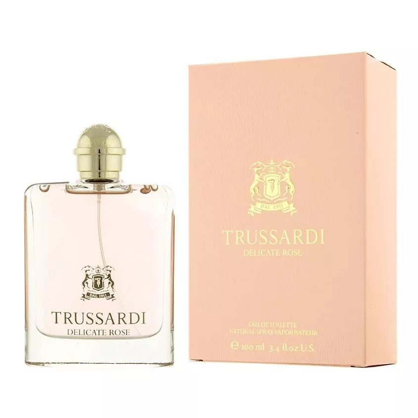 Вода парфюмерная Парфюм Trussardi Delicate Rose Труссарди Деликейт Роуз, Туалетная вода для женщин, 100 #1