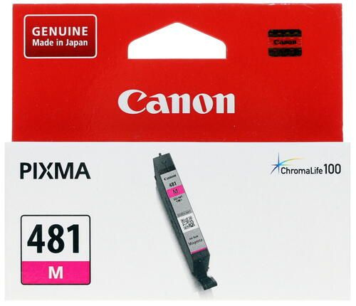 Картридж Canon CLI-481M пурпурный Canon, оригинальный, 223 страниц, 1 шт  #1
