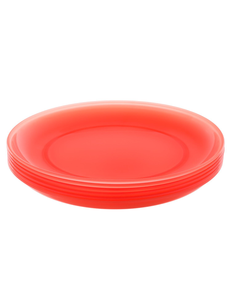 Набор тарелок пластиковых многоразовых 6 шт, 20 см #1