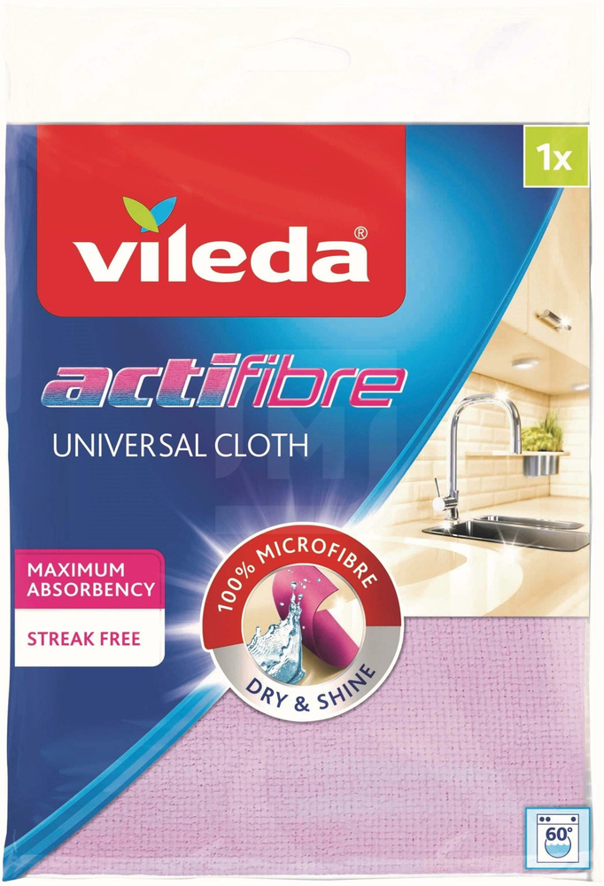 Vileda Салфетка Actifibre 27х32 см, 1 шт. #1