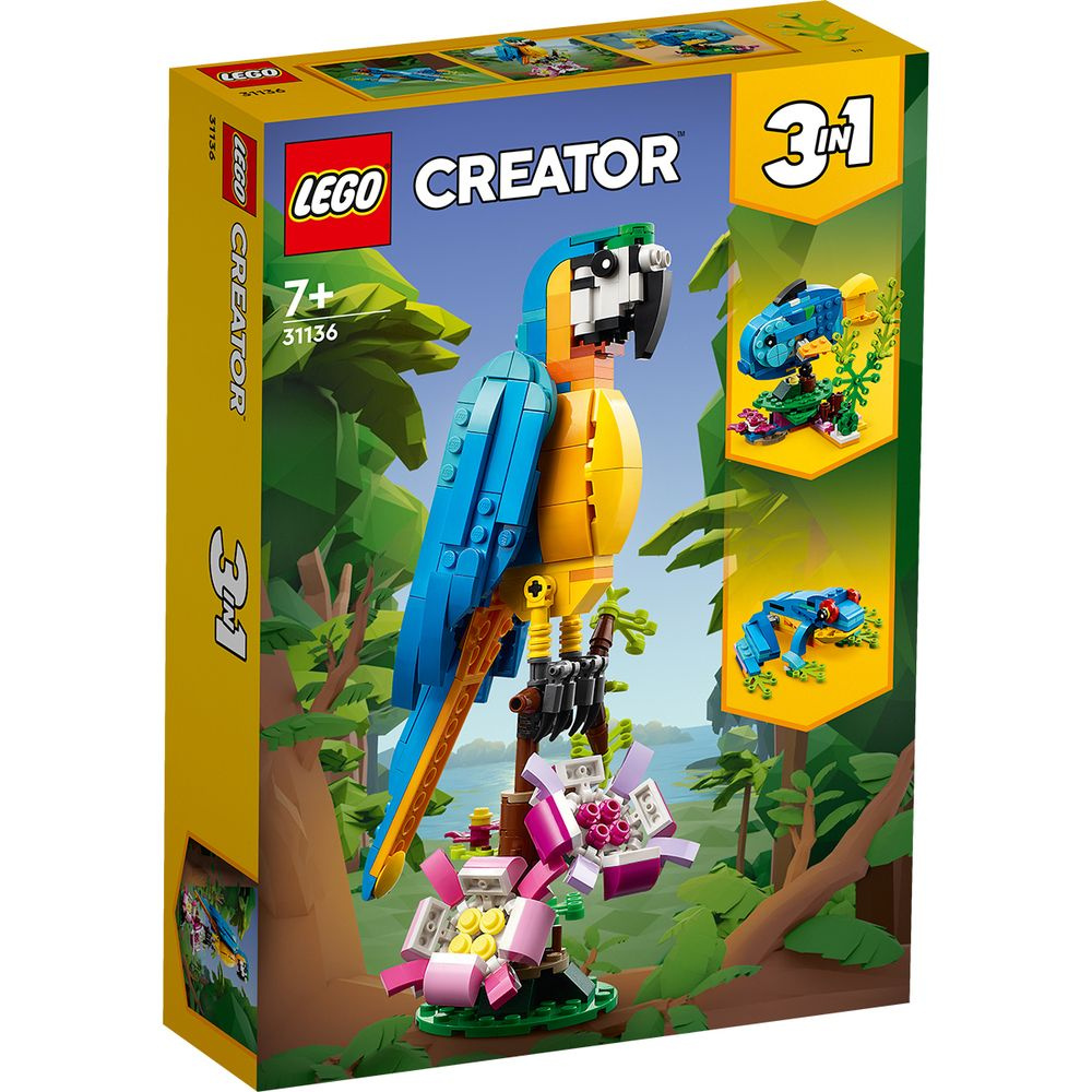 Конструктор LEGO Creator 31136 Экзотический попугай #1