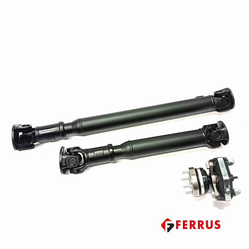 Комплект УСИЛЕННЫХ карданов на Ниву (длин /кор на кресте+ +промвал ...