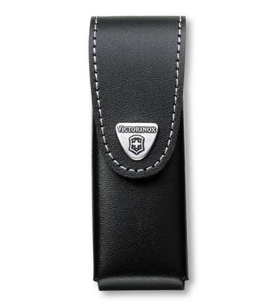 Чехол для ножей Victorinox 111 мм, толщиной до 3 уровней, с поворотным механизмом, на липучке, кожаный, #1