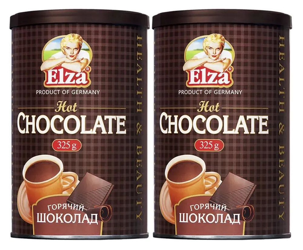 Горячий шоколад растворимый Elza Hot Chocolate 325г х 2шт #1