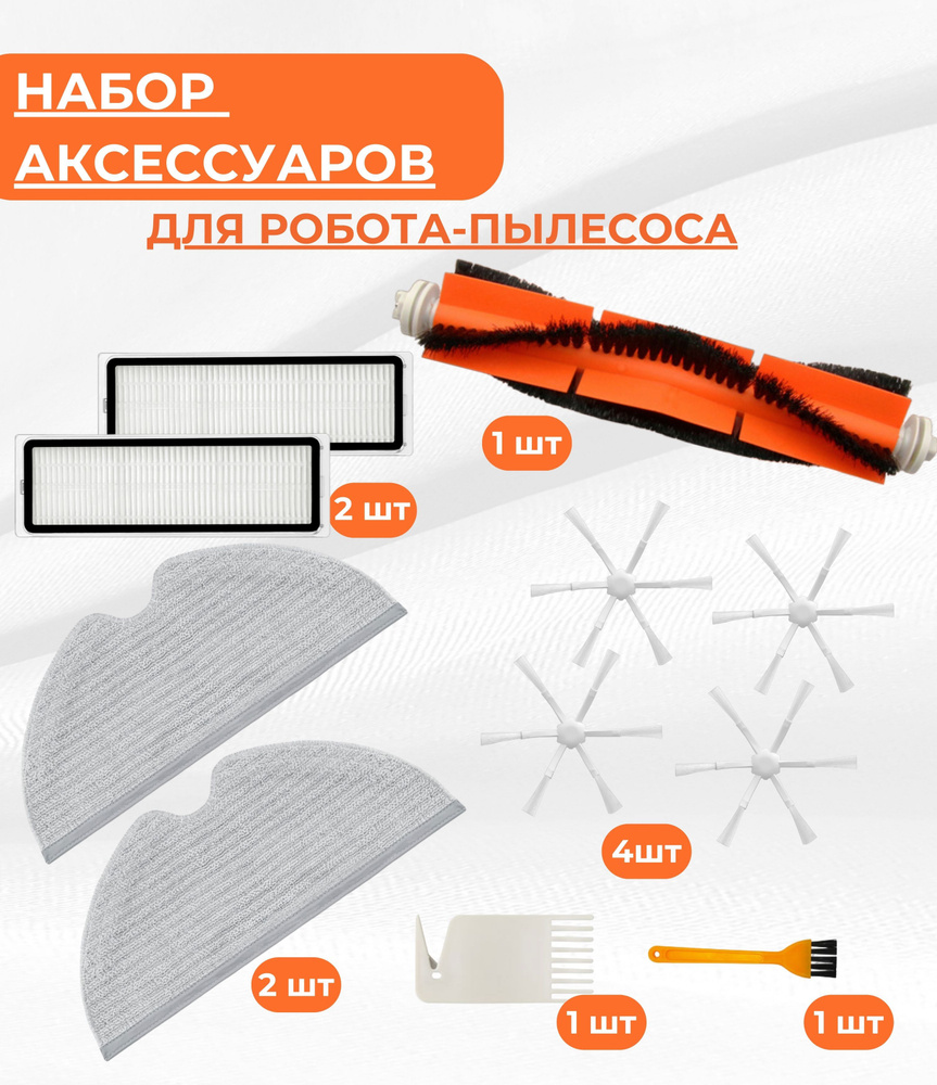 Комплект фильтров и щеток для робот-пылесоса Vacuum Mop 1C, SKV4093GL, SKV4073CN, STYTJ01ZHM, STYTJ02ZHM, #1