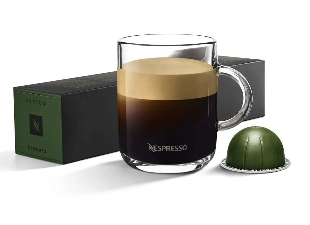 STORMIO 230 мл. - Кофе в капсулах Nespresso VERTUO STORMIO, 10 шт. #1