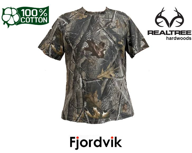 Футболка Fjordvik для охоты и рыбалки / REALTREE hardwoods #1