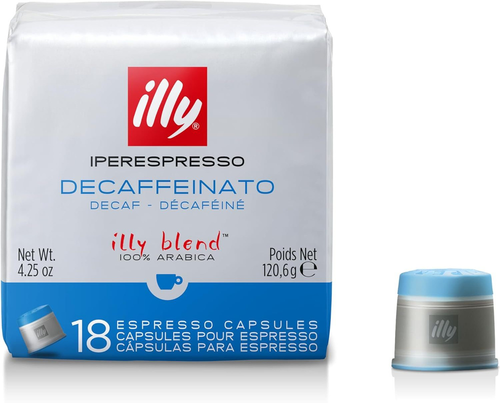Кофе в капсулах illy Decaf, без кофеина, для системы Iperespresso, 18 капс (арабика 100%, Италия)  #1