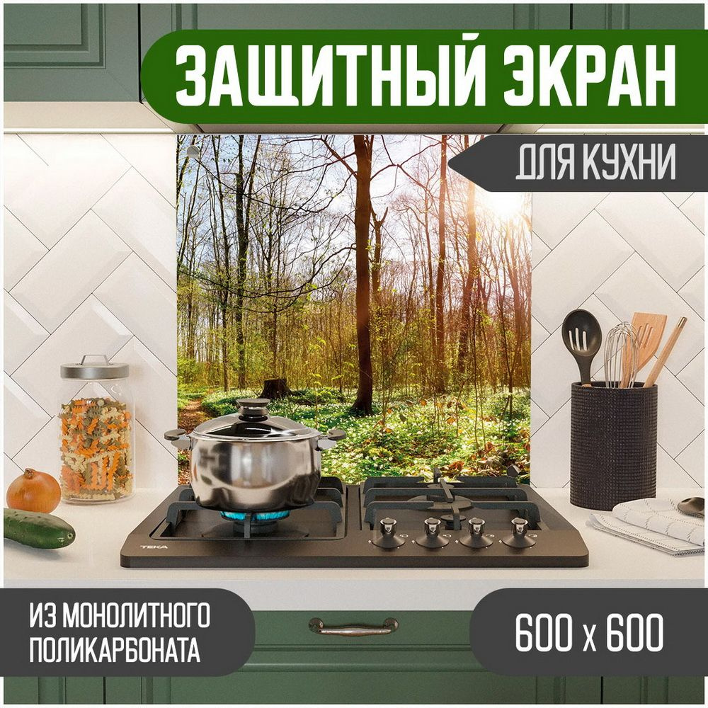 Фартук для кухни на стену, кухонный фартук, панель на кухню с фотопечатью из поликарбоната. Стеновые #1