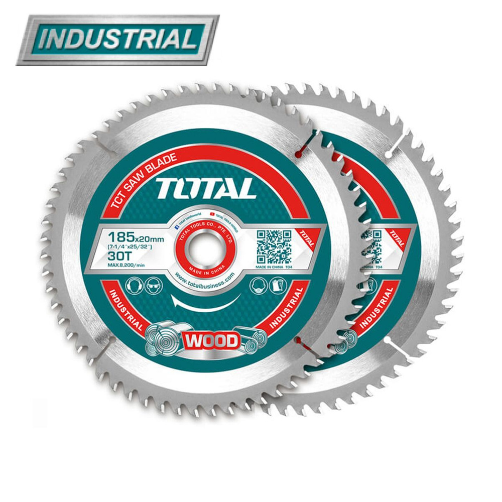 Диск пильный 185x20 мм 30 зубьев TOTAL TAC231410 #1