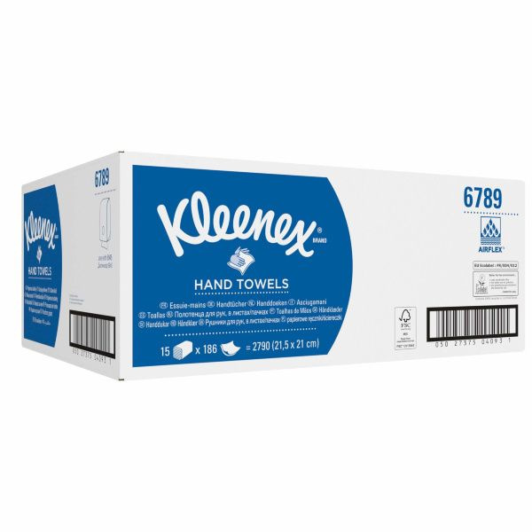 Бумажные полотенца в пачках 6789 Kleenex Ultra белые двухслойные от Kimberly-Clark Professional (15 пач #1