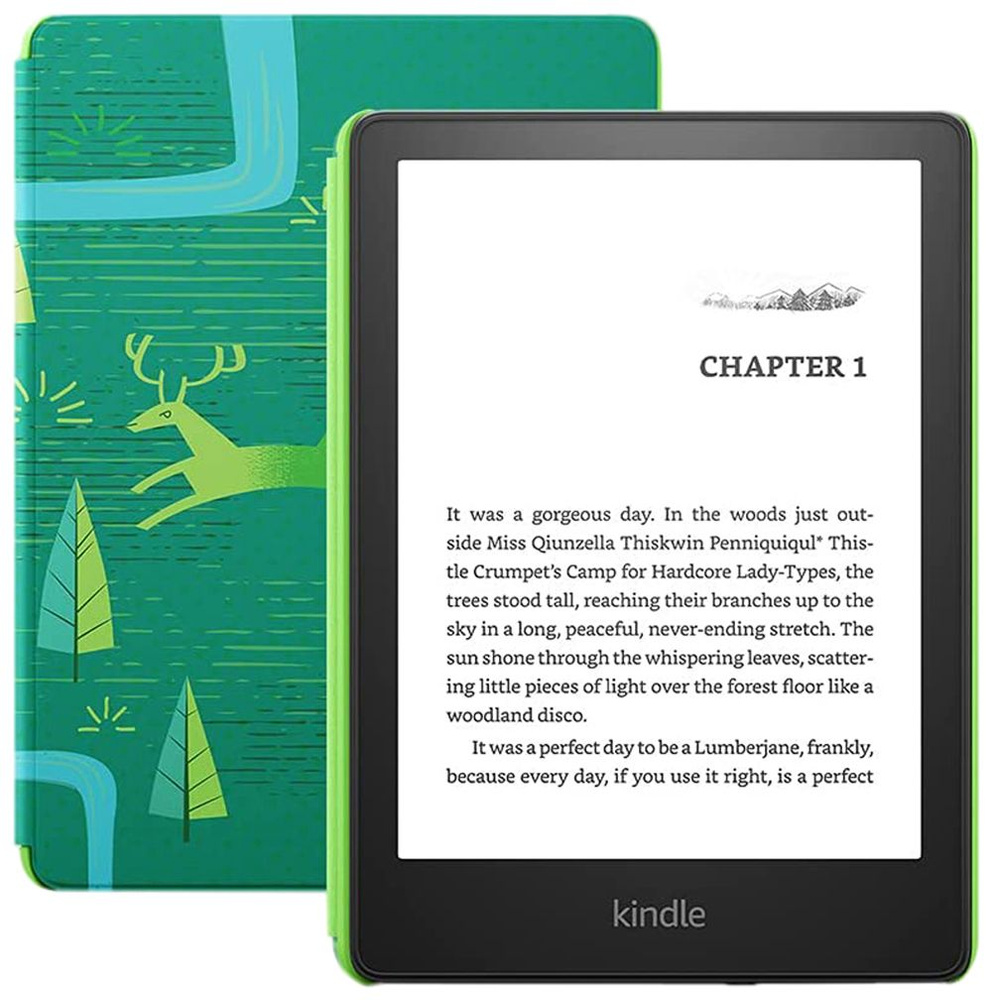 Amazon Kindle 6.8" Электронная книга Paperwhite 5 11th gen 16Gb (фирменная обложка в комплекте), черный, #1
