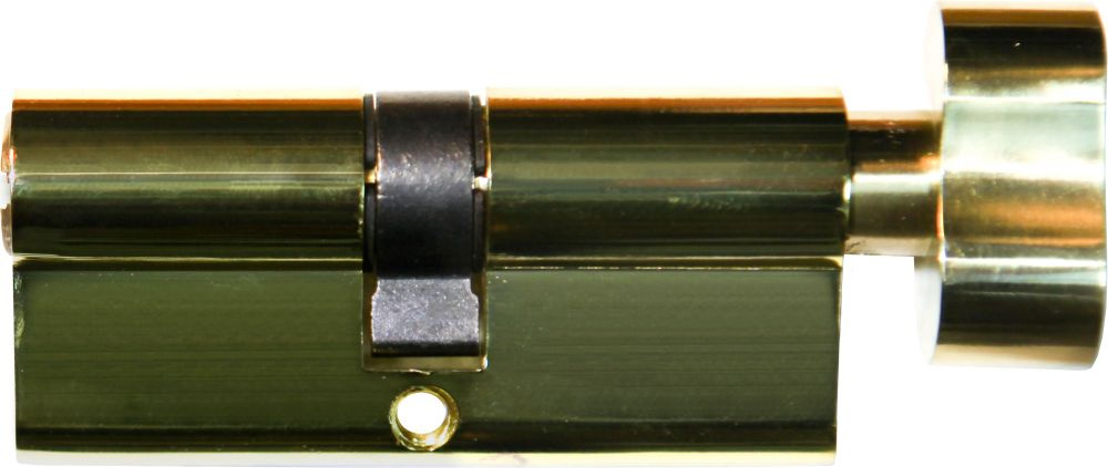 Цилиндр личинка для замка с вертушкой Медио 70мм (35*35) перфорир. ключ PB (золото)  #1