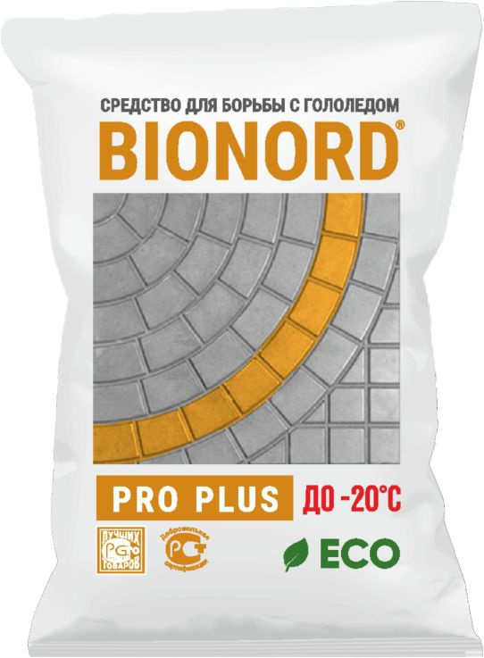 Антигололедный реагент Bionord Pro Plus 23 кг #1