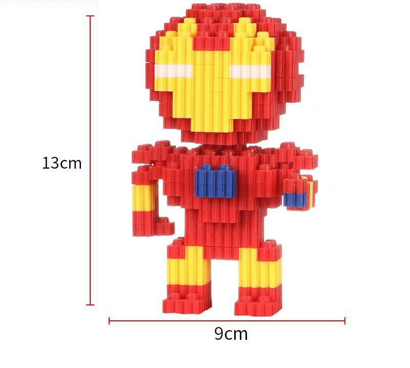 Magic Block Фигурка/3D конструктор из миниблоков/"Железный Человек" "Iron Man" "Марвел" (550 деталей) #1
