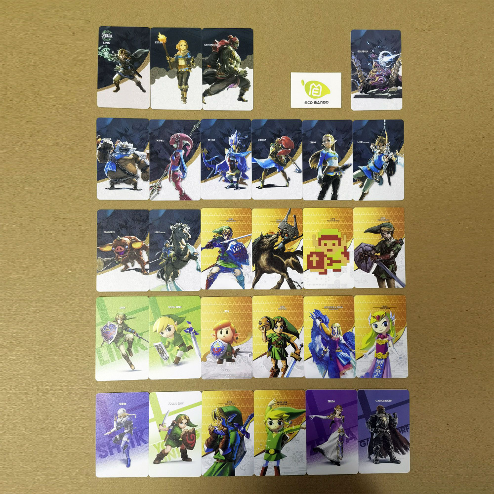 28 PCS карты Amiibo NFC для Zelda Tears of the Kindom #1