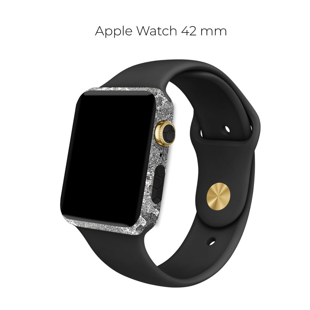 Чехол-наклейка виниловая для корпус Apple Watch 42 mm, защитная пленка для смарт-часов  #1