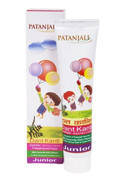 Зубная паста Дант Канти для детей Патанджали (Dant Kanti Junior Patanjali), 100 грамм  #1