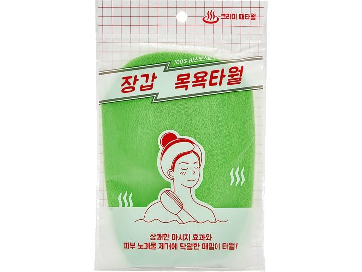 Мочалка-варежка для душа Sung Bo Cleamy Viscose Exfoliating Body Towel #1