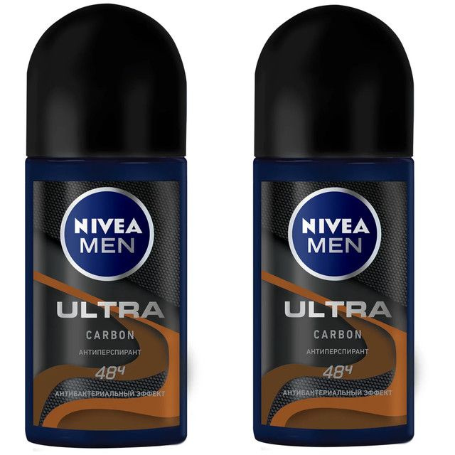 Nivea Антиперспирант Men Ultra Carbon, ролик, 50 мл, 2 шт #1