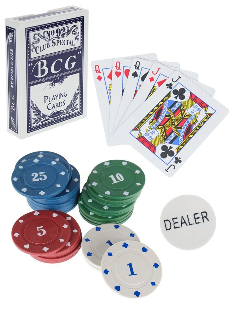 Настольная Игра Набор для покера Дорожный (80 фишек, карты, в блистере) ИН-3729  #1