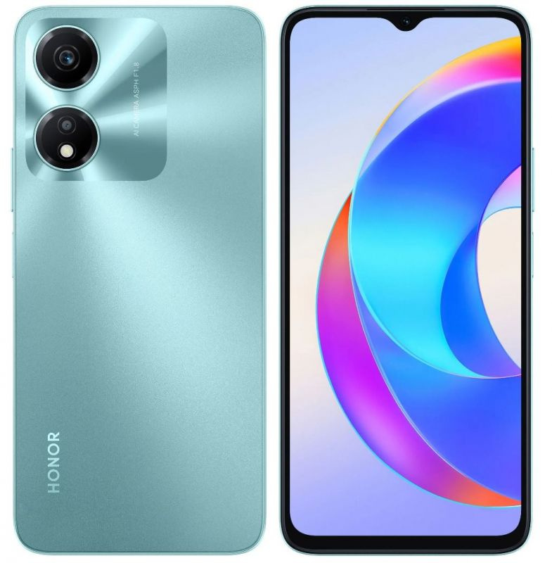 Honor Смартфон X5 PLUS 4/64 ГБ, зеленый, бирюзовый #1