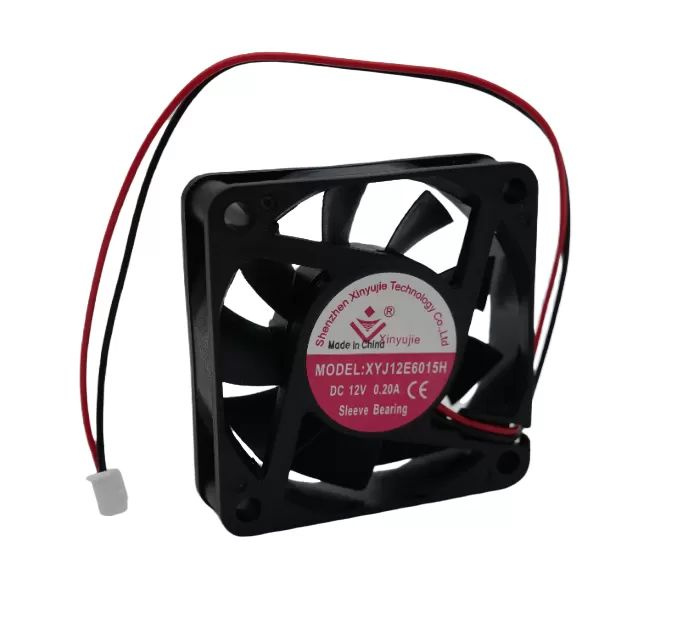 Вентилятор охлаждения Осевой: 12V/0.20A 60х60х15 мм Подшипник скольжения Xinyujie для 3D принтера и ЧПУ #1